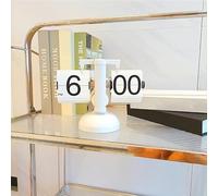 SIXRUN Reloj Digital Abatible hacia Abajo, Silencioso, Mecánico, Preciso, de Mesa, para Estudio en Casa, Oficina, ABS de Primera Calidad (#1)