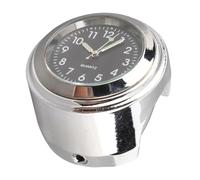 SIXRUN Reloj para Manillar de Motocicleta, Aleación de Aluminio, Esfera Fluorescente, Reloj a Prueba de Golpes para Manillares de 22 Mm o 25 Mm