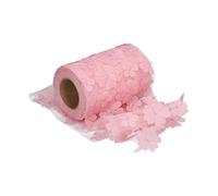 SIXRUN Rollos de Tul de Flores, Falda DIY Flexible de Primera Calidad para Boda, Falda de Ballet, Fabricación de Poliéster, 3,14 Pulgadas, 10 Yardas (PINK)