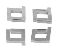 SIXRUN Rompecabezas de Metal de Juguete de Aleación de Zinc de Primera Calidad, Rompecabezas Entrelazado de Desbloqueo 3D para Fanáticos y Pensadores de Enigmas