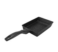 SIXRUN Sartén Rectangular Antiadherente de Aleación de Aluminio para Panqueques, Filete, Rollo de Huevo, Revestimiento Premium, Uso Doméstico, 14,4 X 5,9 X 1,5 Pulgadas