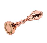 SIXRUN Sello de Cera Metálico, Ergonómico para Decoración de Sobres, Perfecto para Invitaciones y Empaques de Regalo (Oro rosa)