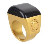 SIXRUN Smart Tasbeeh Counter Ring, IP67 a Prueba de Agua, Recordatorio Digital de Oración Musulmán con 15 Días de Duración de Batería y Conteo de 9999 para Seguimiento de Oraciones (20MM)