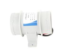 SIXRUN Soplador en Línea de 3 Pulgadas y 12 V, Material ABS, Funcionamiento Silencioso, Alto Flujo de Aire, Soplador de Aire de Sentina Marina para Barcos y Yates