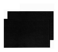 SIXRUN Tapete para Servicio de Bar, Tapete Antideslizante con Aislamiento Térmico de PVC para Preparaciones de Cócteles, 17,7 X 11,8 Pulgadas, Ideal para Bares y Cafeterías