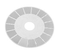 SIXRUN Tarjeta de Referencia para el Molido de Café, Guía de Nivel Micrón en Acero Inoxidable con Comparación de 16 Niveles para Prensa Francesa, Goteo, Sifón, Turco, Cold Brew y Pour