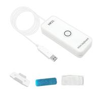 SIXRUN Teclado de Programación con una Tecla, Soporte Magnético (HK31UWM | Atajo macro personalizable, tecla táctil Braille, plástico ABS, cable USB de 2 m, para juegos de oficina