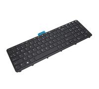 SIXRUN Teclado para Portátil HP ZBOOK 15 G1 17 G1, Ultra Silencioso | Teclado de repuesto, diseño de tamaño completo, construcción de ABS, escritura silenciosa, para 15-p000 15-p008au