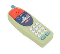 SIXRUN Teléfono de Juguete de Bebés, Teléfono Celular Móvil para Niños Pequeños, Educación de Aprendizaje de Bebés Fun Música de Plástico Modelo de Teléfono, Teléfono para Educación (Green)