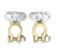 SIXRUN Terminales de Batería de Aluminio, Conectores de Abrazadera de Terminal de Batería de Metal Resistente a la Corrosión con Tornillo para una Conexión Segura, para Extensión