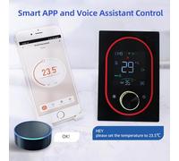 SIXRUN Termostato Inteligente Ajustable para Calefacción de CA del Hogar con WiFi Programación Semanal Modo Manual Fácil de Instalar y Usar Amplia Aplicación para el Hogar, Comercial e Industrial