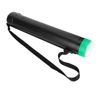 SIXRUN Tubo Telescópico de Almacenamiento de Dibujo Estilo Italiano Impermeable para Colección de Obras de Arte Aplicable a Artistas y Estudiantes Material de PE Negro