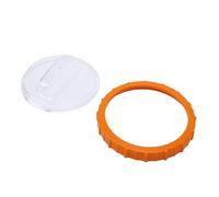 SIXRUN Tuerca Naranja P07018 y Tapa Transparente P07019 para Filtro de Bomba de Piscina de, Accesorio de Repuesto para Cubiertas de Válvula de Filtro de, con Diseño a Prueba de Fugas