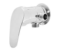 SIXRUN Válvula de ángulo Válvula de Interruptor de Desvío de Ducha Duradera para Cabezal de Ducha de Baño, Adaptadora de 3 Vías G1/2 Pulgadas para de Mano de Montaje en Pared, Construcción de