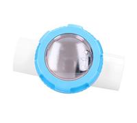 SIXRUN Válvula de Retención de 2 Pulgadas, Accesorios Antirreflujo sin Retorno con Cámara Transparente Visible, para Piscina, Aguas Termales, Sauna, Baño, Bomba de Agua