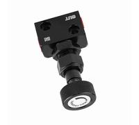 SIXRUN Válvula Dosificadora de Frenos Regulador de Presión Universal para Deportes de Motor para un Mejor Control en Coches de Carreras (BLACK)