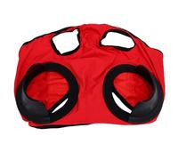 SIXRUN Velo de Ojo de Caballo Rojo, Capucha de Mejora de Enfoque Antiarena de Alta Elasticidad para Carreras de Caballos