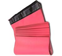 Sixstore 100 bolsas postales rosas de 15,2 x 22,8 cm, bolsa de correo fuerte, bolsa de embalaje pequeña de polietileno de 160 x 230 mm