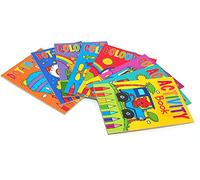 Sixstore 8 mini libros para colorear A6 para niños, bolsas de fiesta, juguetes, actividades de viaje de entretenimiento y recuerdos de fiesta