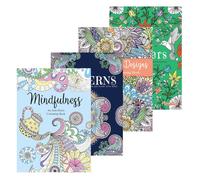 Sixstore Colour Therapy - Libros para colorear relajantes y antiestrés para adultos, juego de 4, elige tu juego (juego de 7)