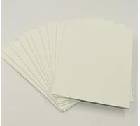 sixstore Hojas de espuma autoadhesivas con purpurina A5, suministros de arte creativo para niños, manualidades de temporada y decoración, paquete de 10 unidades (blanco)