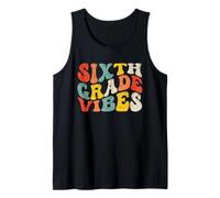 Sixth Grade Vibes 6th Grade Teacher Boys Kids Back to School Camiseta sin Mangas