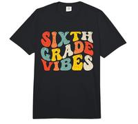 Sixth Grade Vibes 6th Grade Teacher Boys Kids Back to School Comfort Colors Adult Heavyweight T-Shirt