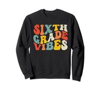 Sixth Grade Vibes 6th Grade Teacher Boys Kids Back to School Sudadera