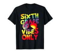 Sixth Grade Vibes Back To School Teacher Student Tie Dye Camiseta gráfica económica