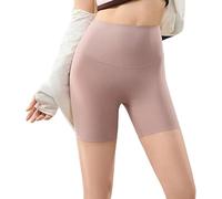 Sixthpandas Seamless Shaper Short Stay-in-Place High Waisted for Women Underwear Shape Fashion Tummy Control Skims(Skin,S)