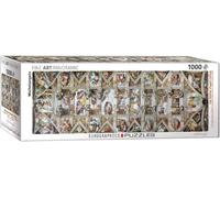 Sixtina Capilla Techo Miguel Ángel 1000 Rompecabezas de Piezas 960mm x 320mm (
