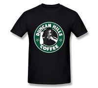 Sixtion Men's Dethklok Metalocalypse Duncan Hills Coffee Logo Black T Shirt by Maven Large