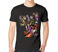 Sixtion Men's JoJo's Bizarre Adventure T-Shirt,100% Organic Cotton Large