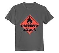 Sixtion Soulya Men's Massive Attack Blue Lines Hip Pop Cotton T Shirt Size US White Large
