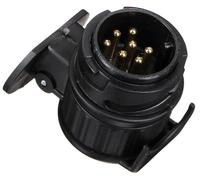 SIXTOL Adaptor DE Remolque | 13 a 7 Pines | Adaptador de Enchufe para Enganche de Remolque | Reducción | Remolque | Portabicicletas | Caravana