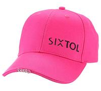 Sixtol Gorra de béisbol B-Cap con luz LED 25 lm, carga USB, talla única Rosa