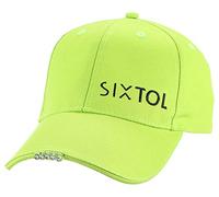 Sixtol Gorra de béisbol B-Cap - Luz LED 25 lm, carga USB, talla única, verde brillante