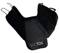 SIXTOL Ben - Manta para Perros | Cubierta para Perros | Protector de Asiento Trasero | Poliéster + PVC | Coche | Color Negro