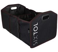 SIXTOL Bolsa plegable para maletero compacta | organizador de maletero | 3 compartimentos | bolsa de coche