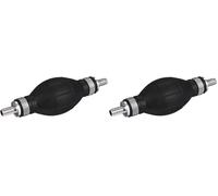 SIXTOL Bomba manual mecánica One 12 mm, bomba de combustible manual, bomba de extracción para gasolina, diésel, agua y aceite, fiable y a prueba de fugas (Paquete de 2)