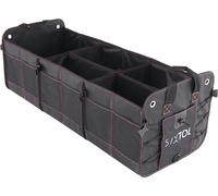 SIXTOL CAR COMPACT 19 PRO | Organizador para el maletero del coche | 19 compartimentos | plegable | con compartimentos