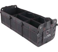 SIXTOL CAR COMPACT 19 PRO | Organizador para el maletero del coche | 19 compartimentos | plegable | con compartimentos