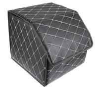 SIXTOL CAR COMPACT ELEGANT S | Organizador de coche | plegable | con tapa | diseño de lujo | 1 compartimento | piel sintética