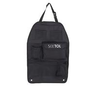 SIXTOL CAR COMPACT SEAT 1 | Organizador de asiento trasero de coche | 7 bolsillos | ajustable | tela Oxford | color negro