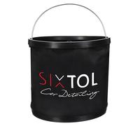 SIXTOL Car Detailing Bucket 1 | Cubo de Agua Plegable | Cubo de Lavado de Coches | 9 litros | Cubo Ahorro de Espacio | Accesorios de Lavado para Coche | Plegable | Portátil | Cubo de Agua Estable