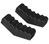 SIXTOL Car Stand Pro 6T | Revestimiento de Goma Protectora para Soporte de Gato hidráulico | 2 Unidades | Evita daños en la Pintura | Almohadillas de Goma SBR/NR | 10,5 x 2,5-3 cm