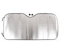 SIXTOL Car Sunshade 5 | Parasol para Parabrisas | Cubierta de Parabrisas | Protección UV | Protección contra el Calor | Ajuste Universal | 130x60cm | Plata