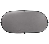 SIXTOL Car Sunshade 8 | Parasol con Ventosas | Parasol para Coche | Protección UV | Negro | 100x50cm
