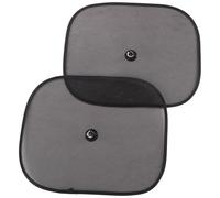 SIXTOL Car Sunshade Set 7 | Juego 2 parasoles Laterales con Ventosa | Protección Solar y contra el Calor | Universal 44x36 cm | Nylon Negro