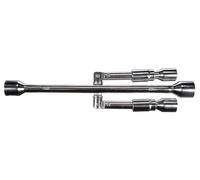 SIXTOL CROSS WRENCH 1 Llave de cruz plegable para coche, 17-19-21-23 mm, llave cruzada para cambio seguro y rápido de neumáticos, cruz de rueda, llave de rueda para casi todos los coches comunes,